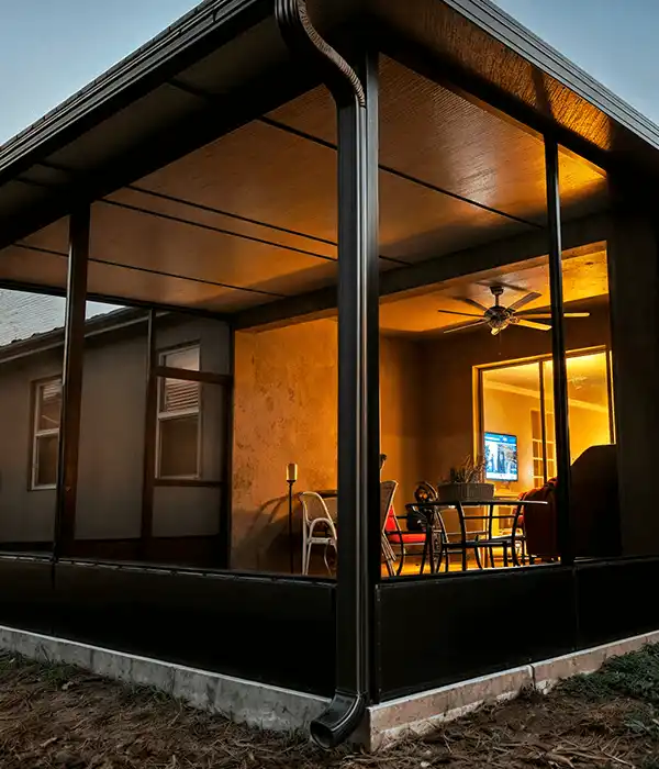 Screen Room enclosures builders & construction Tampa Bay